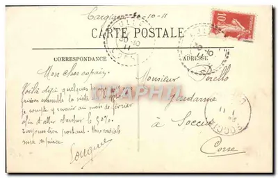 Ajaccio — Rue Napoléon 1er — LL. — n°26 — Verso