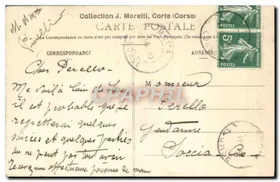 Córsega - Corte - Le Tavignano — Reprodução proibida — Verso