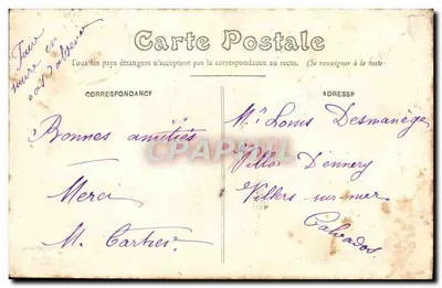 Bourges — Stare domy na Cordelaine — Rewers