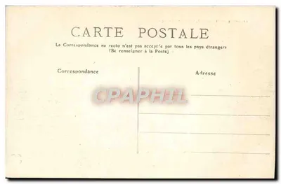 Ardennes — 71 — GIVET, Porta da França — editor não visível — Verso