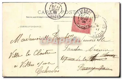 Pescador normando — Tipo de velho Pescador normando — Coleção P. B., Cherbourg — Verso