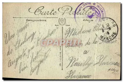 Cherbourg — Widok na Most Przecinający — LL — Rewers