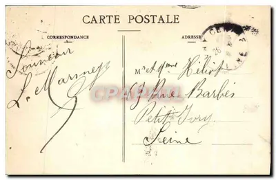 Angers - Place du Ralliement - Teatr i Grand Hôtel - L. V., fot. — Rewers