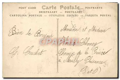As margens do Loiret perto de Olivet — O Ponte Cotet — ND Pbot. — Verso