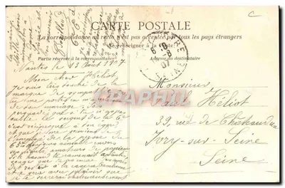 Cena de Quartel — A saída da sopa — Héliotype Dagès e Cie, Nantes — Verso