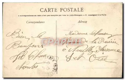 Nantes — A rua Jean-Jacques-Rousseau — Artaud-Nozais, n°201 — Verso