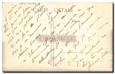 Parigi — Il Giardino delle Tuileries e il Pavillon de Marsan — LIP — Verso