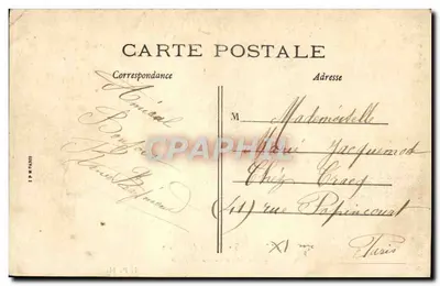 Paryż — Muzeum Louwra — Galeria Wenus z Milo — I.P.M. nr 46 — Rewers