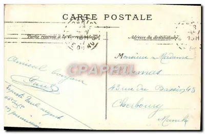 Paryż — Rue des Tuileries — Widok z Pavytu Flore. D. L. — Rewers