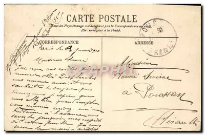 Parigi — L'Hotel de Ville e il Pont d'Arcole — LL. — n° 118 — Verso