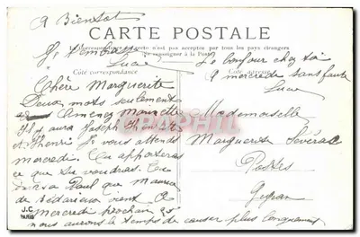 Paryż — Bastylia i Kolumna Lipca — Wydawca nieznany, numer serii nieczytelny — Rewers