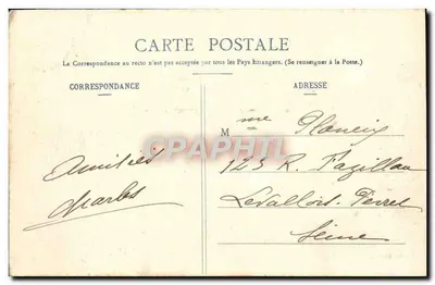 Lunéville - Vista geral — Quantin, litografia-editora — Verso