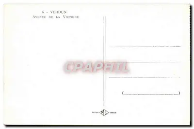 Avenida da Vitória — Verdun — Edição Verdun — Verso