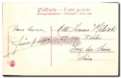 METZ. Prinz Friedrich-Karl-Tor. Porte Serpenoise. — Wydawca: P. & G. Garmen, Luksemburg — Rewers