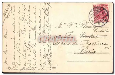 Bitsch 1870 — Porta da Cidadela — Posto de Bitsch — Verso
