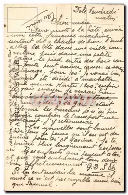 Dole (Jura) — Kanał i Zamek — Édit et Gliché Karrer - Dole, nr 21 — Rewers