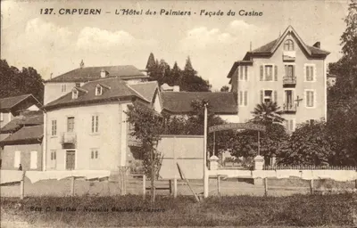 Capvern — O Hotel dos Palmiários — Fachada do Casino — Editor D. Barthélemy