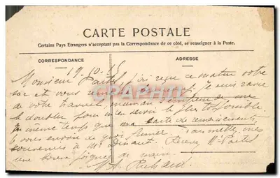 Toulouse — Faubourg Saint-Cyprien — vue aérienne avec édifice à dôme et éditeur 'PHOTOGRAPHIE DE PRÉRÉS-CHASSE' — Verso