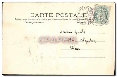 Luchon — Szpital i droga do Port de Vénasque — Wydawca: L'Atelier de Luchon (nr 33) — Rewers
