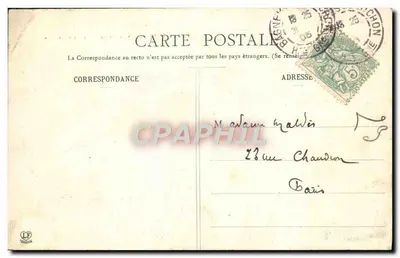 Luchon — Widok z Chaumière — Fototypia Léonide Léonard, Paryż — Rewers