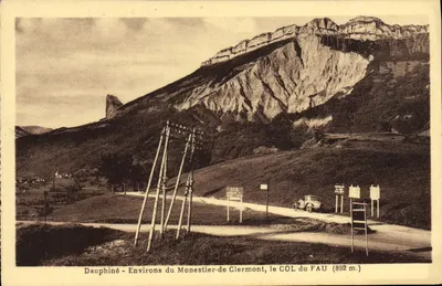 Dauphiné - Arredores de Monestier-de Clermont, o COL DO FAU (892 m.)