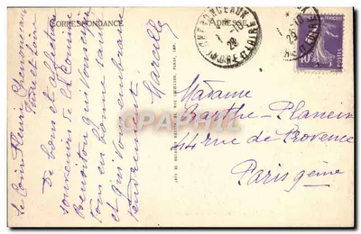 Chenonceaux — Zamek — Façada zachodnia — LL — Rewers