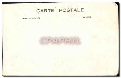 Bilhete postal antigo Etrepagny Maison Sainte Isabelle Vista do Parque Ovelhas — Verso