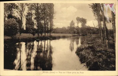 Bueil (Eure) — Visão da Eure tirada do Ponte