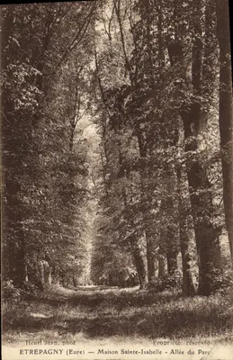 Étrépagny (Eure) — Casa Santa Isabelle — Avenida do Parque — Henri Jean, fotografia