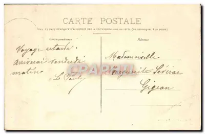 As Inundações em 1910 — Besançon — A Grande Rue — Mosdier editor Besançon — Verso
