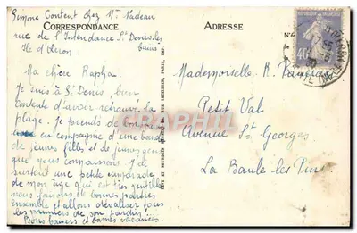 Saint-Denis-d'Oléron — Aleja i Molo Chassiron — LL — Rewers