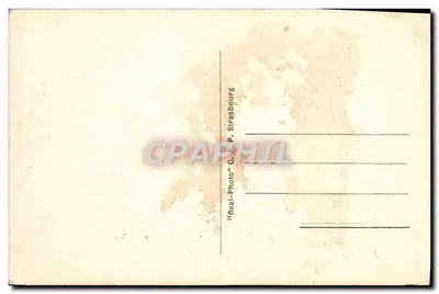 Châtelaillyon — O Casino, o jardim e a varanda — "Real-Photo" C. P. Strasbourg — Verso