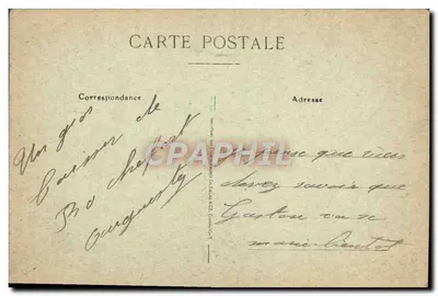 Rochefort-sur-Mer — O "Suroeuf" e o "Cosmato" Cruisers-Carregadores — R. Bergevin, editor, 66 Rue des Merciers, La Rochelle — Verso