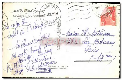 Kasyno i Wielki Hotel — Cabourg — Wydawnictwo Gaby — Rewers