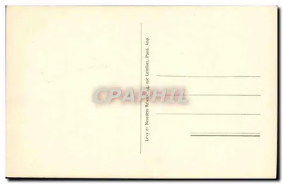 Villers-sur-Mer — A Praia com maré alta — LL. n° 281 — Verso