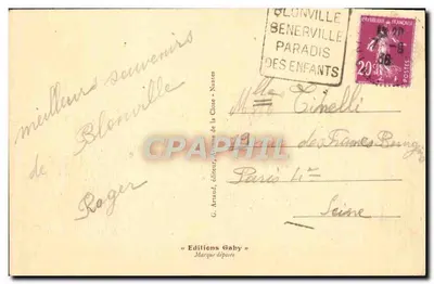 Blonville-sur-Mer (Calvados) — Pałac Kwiatowy — Wydawnictwo Gaby, nr 39 — Rewers