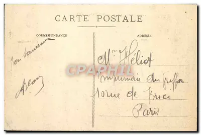 Castelo de Anjony — Tournemire, Cantal — editor anônimo, n° 409 — Verso