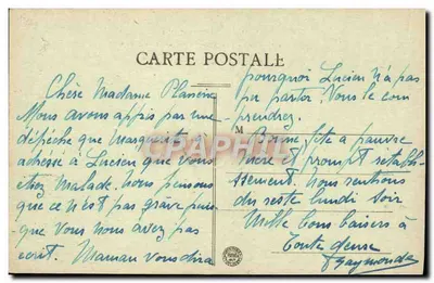 O Cantal pitoresco — Viaduto de Lugarde — editor A. Thirion, n° 1060 — Verso