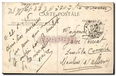 Aurillac (Cantal) — Justitiepaleis — Het Plateau Centrale — Achterkant