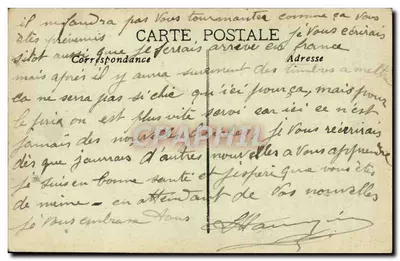 Marsiglia — Il Castello d'If, lato nord — Editore non identificato — Verso