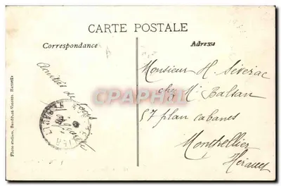 Marsella — El Arco del Triunfo — Magasin Général - Marsella — Reverso