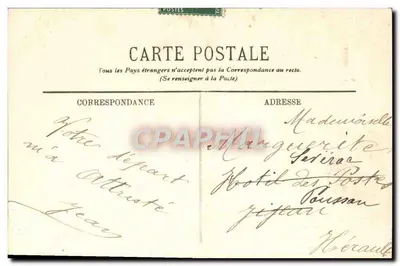 Marseille — Plac Giełdowy i Pomnik Pierre Pugeta — LL — Rewers