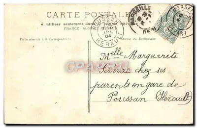 Place des Capucines — Marseille — Phototyp. P. Lacour, n° 649 — Rewers