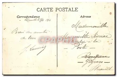 Marseille — Le Prado, widok z plaży — Wydawnictwo Nowych Galerii, nr 380 — Rewers