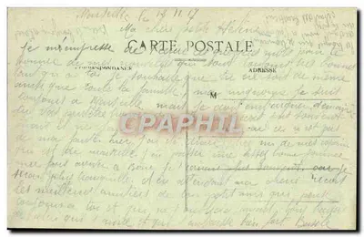 Marseille — La Cannebière — A. C. — Dep. Curric. Marseille — Verso