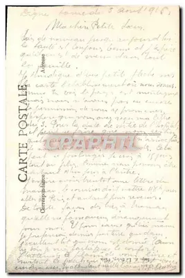 Digne — Vista Geral — A Barre des Dourbes — O Pic de Couars e o Cavalo Branco — E.P.D. — Verso