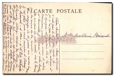 Ars (Ain) — Ordinatie van de Heilige Curate tot priester — L. Caslex, beeldhouwer — Achterkant