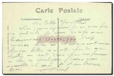 Soissons — A Rue des Francs-Boisiers — G. Laguerre, Soissons — Verso