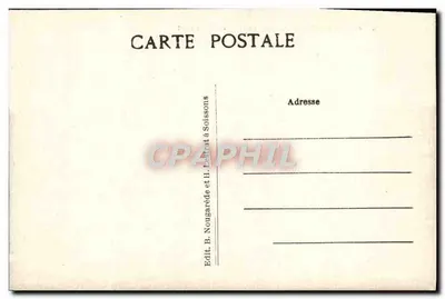 Laon — Vista Geral, tomada da Cuve St-Vincent — Verso