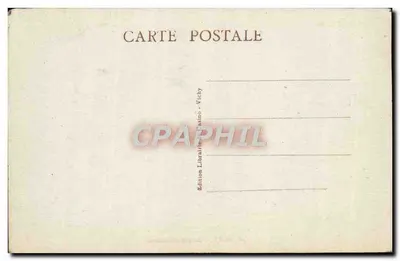 Vichy — Fonte das Senhoras — Edição Livraria Casino - Vichy — Verso